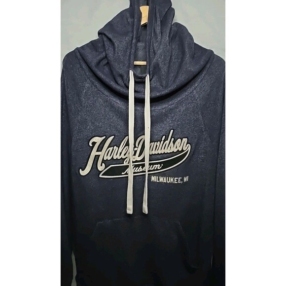 Harley-Davidson Navy Blue Hoodie - Picture 1 of 9